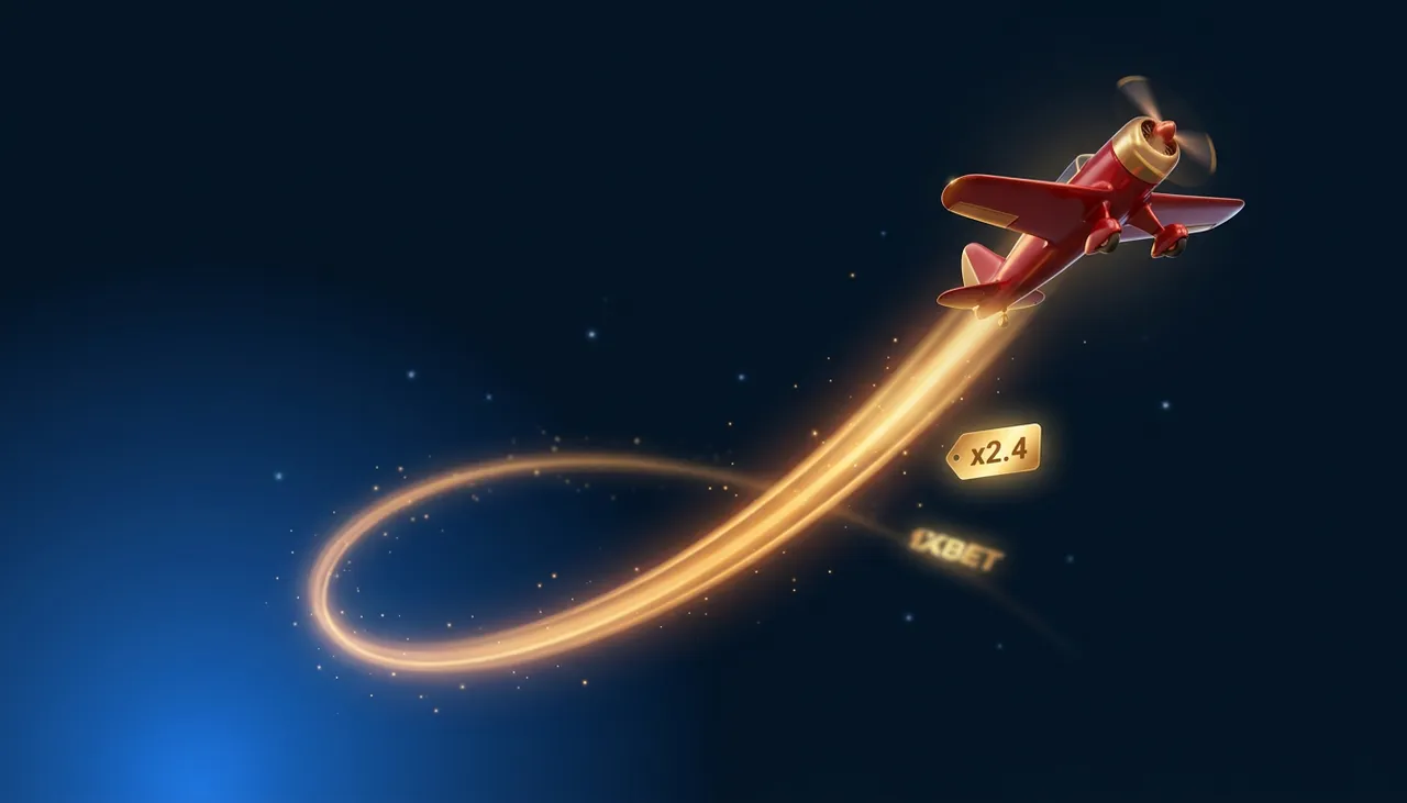 ألعاب الانهيار (Crash) في 1xBet